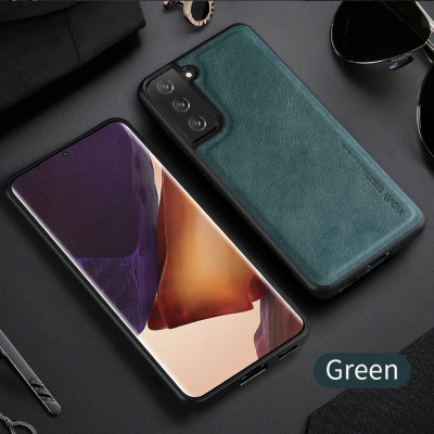 Ốp lưng da cho Samsung Galaxy S21, S21 FE, S21 Plus, S21 Ultra hãng X-level cao cấp viền mềm chống sốc - Hàng chính hãng