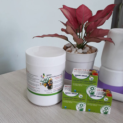 Hủ 1KG Bột Dinh Dưỡng Hoa Lâu Tàn dành cho Shop Hoa, Vựa Hoa hiệu Longlife SG nhập khẩu Israel, giúp bảo quản hoa cắm MUD tươi gấp 2 lần bình thường và Hạn chế thay hoa định kỳ