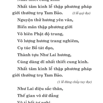 Chư Kinh Nhật Tụng