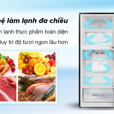 Tủ lạnh Aqua 200/189 lít AQR-T220NE(HB)-Hàng chính hãng