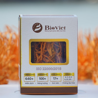 Đông trùng hạ thảo khô sấy thăng hoa BIOVIET [CHÍNH HÃNG] chất lượng cao