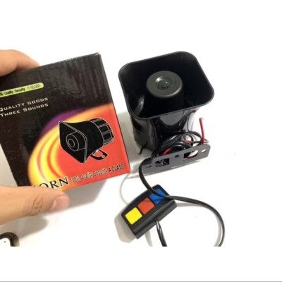 CÒI HÚ 3 CHẾ ĐỘ KÊU KIỂU CẢNH SÁT LẮP XE MÁY ÔTÔ MẪU MỚI