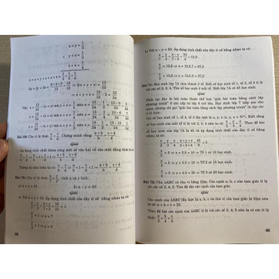 Sách - Phương pháp tư duy tìm cách giải toán Đại số và Hình học 7 ( 2 tập)