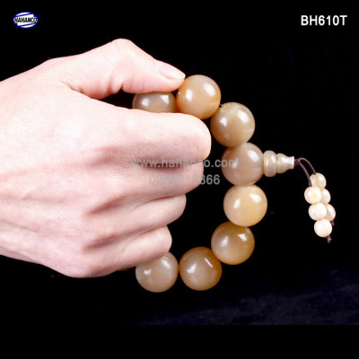 Vòng tay sừng đuôi lục hạt phong thủy (Đủ Size & màu) BH610 -  Đem lại may mắn - hút tài lộc - Bracelet of HAHANCO