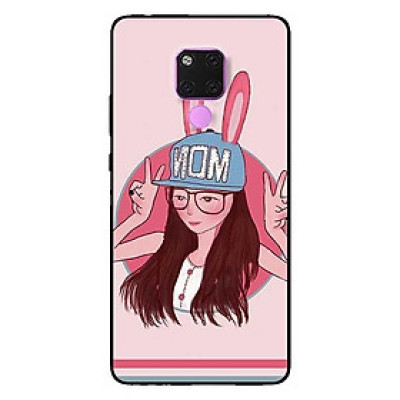 Ốp lưng dành cho Huawei 5t - Mate 20 - Mate 20 Pro mẫu Em Gái Tai Thỏ