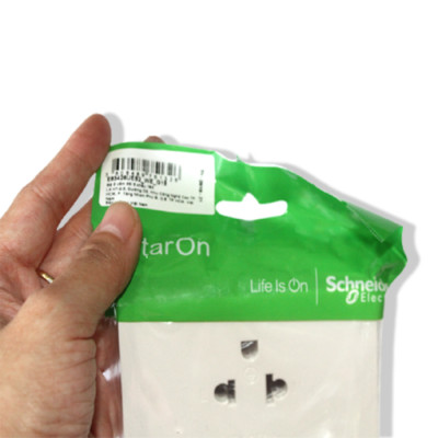 Bộ ổ cắm đôi 3 chấu màu trắng – AvatarOn