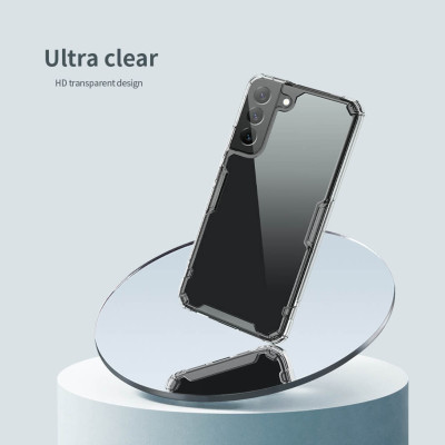 Ốp lưng silicon dẻo trong suốt cho Samsung Galaxy S22 hiệu Nillkin Nature Pro mỏng 0.6mm - hàng nhập khẩu