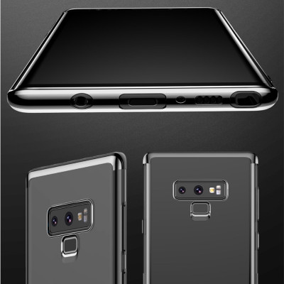 Ốp lưng dành cho Samsung Galaxy Note 9 TPU dẻo trong suốt viền màu nano BASEUS - Hàng Nhập Khẩu 