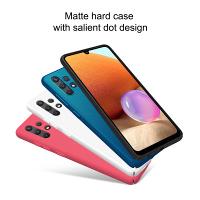 Ốp Lưng Sần cho Samsung Galaxy A32 4G chống sốc cực tốt hiệu Nillkin Super Frosted Shield - hàng nhập khẩu