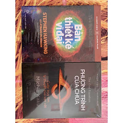 Combo Khoa Học Khám Phá :Phương Trình Của Chúa - Cuộc Truy Tìm Lý Thuyết Của Vạn Vật +Bản Thiết Kế Vĩ Đại