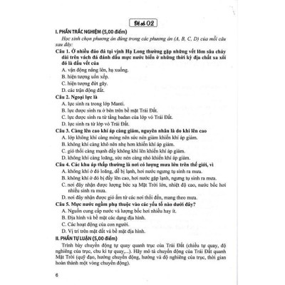 Sách - Bộ Đề Kiểm Tra Địa Lí Lớp 10 - Kiểm Tra Thường Xuyên, Giữa Kì, Cuối Kì - Dùng Chung Cho SGK Hiện Hành - Hồng Ân