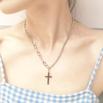 Dây chuyền thập tự titan không rỉ nam nữ