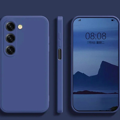 Ốp lưng silicon case cho Samsung Galaxy S23 FE mỏng 0.3mm chống bám bẩn mặt lưng siêu mềm mịn, có gờ bảo vệ camera - hàng nhập khẩu