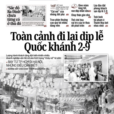 Nhật báo Người Lao Động từ ngày 25-08-2025 đến 31-08-2025