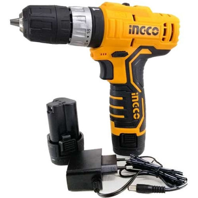 Máy khoan pin 3 chức năng có búa INGCO CIDLI1232 dùng pin 12V.