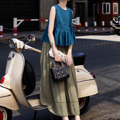 Chân váy xanh rêu NGADO