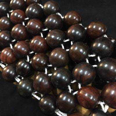 Chiếu Hạt Gỗ Mun Cao Cấp - Kích Thước 1,5mx1,9m hạt 1.2cm ( video , hình thật )