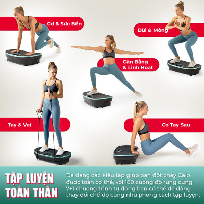 Máy Rung Toàn Thân OKACHI JP-860 Công Nghệ Rung Tiên Tiến Với 180 Cường Độ Rung