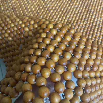 Chiếu Hạt Gỗ Pơ Mu Cao Cấp - Kích Thước 1,6mx2m hạt 1.8cm ( video , hình thật )