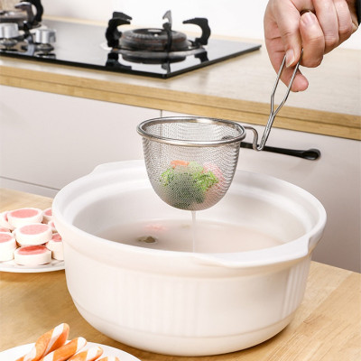 Combo 02 dụng cụ vớt lọc thực phẩm inox Echo Misokoshi Ø10cm - Hàng nội địa Nhật Bản |#Mẫu Mới|