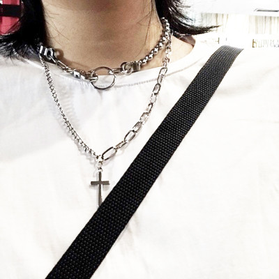 Dây chuyền thập tự titan không rỉ nam nữ