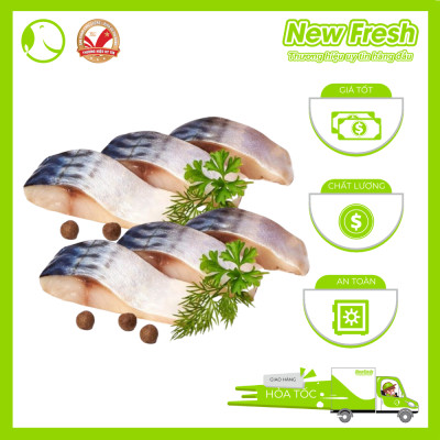 Cá Saba Nauy Fillet Cắt Khúc Không Xương - Túi 300Gr