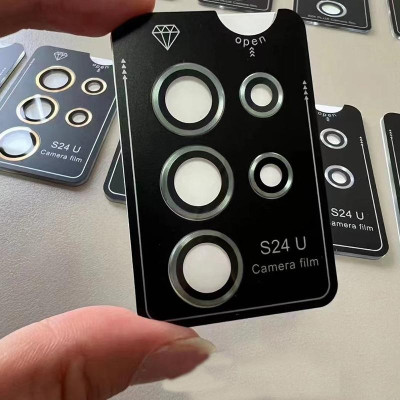 Bộ Len Dán Camera Cho Samsung S25 Ultra / S24 Ultra / S24 Plus / S23 Ultra / S23 Plus / S22 Ultra Có Khung Tự Dán