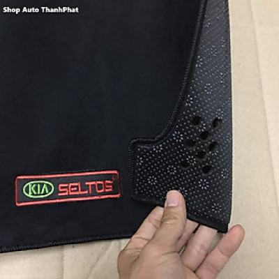 SELTOS, Thảm Taplo Xe Kia Seltos 2020 Mẫu Nhung 3 lớp cao cấp