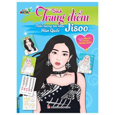 Sách - Trang Điểm Thần Tượng Âm Nhạc Hàn Quốc - Jennie & Lisa & Jisoo & Rosie - Combo 4 Cuốn - Minh Thắng