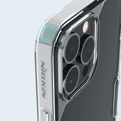 Ốp trong suốt chống sốc viền dẻo lưng cứng dành cho iPhone 13/ 13 Pro/ 13 Pro Max hiêu Nillkin Nature Pro - Hàng chính hãng