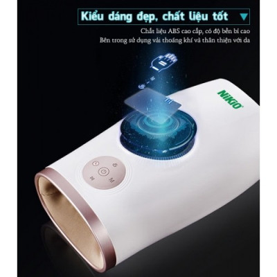 Máy massage bàn tay Nikio NK-330 - Công nghệ áp suất khí nén, nhiệt nóng. Giảm đau nhức mỏi, tê tay