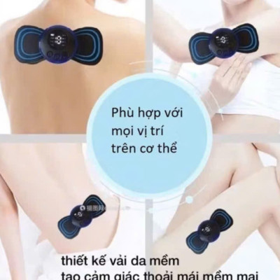 Máy massage xung điện mini xoa bóp giảm đau mỏi rất tốt mua cho ông bà cha mẹ 