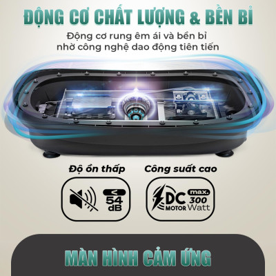 Máy Rung Toàn Thân OKACHI JP-860 Công Nghệ Rung Tiên Tiến Với 180 Cường Độ Rung
