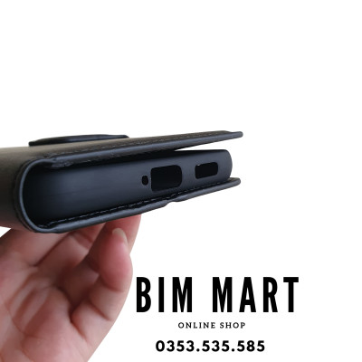 Bao da dạng ví dành cho Samsung A73 Hanman có quai cài - Hàng nhập khẩu