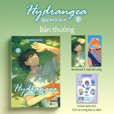 Sách - Hydrangea - Ngày Hoa Tú Cầu Nở - Tập 2 - Tặng Kèm Bookmark 2 Mặt Bồi Cứng + Sticker Phủ Nhũ