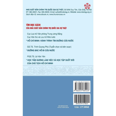 Sách - Hồ Chí Minh - Con Người Của Lịch Sử Và Làm Nên Lịch Sử - NXB Chính Trị Quốc Gia