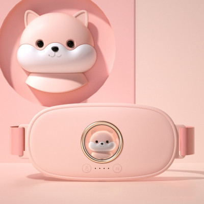 Máy massage chườm nóng giảm   bụng kinh nguyệt, Đai matxa tan mỡ bụng làm ấm nhiệt hồng ngoại rung tan mỡ toàn thân