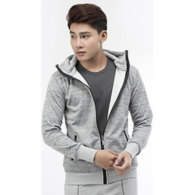 Áo khoác nam xỏ ngón Phúc An hai dây kéo túi xnNam_xam