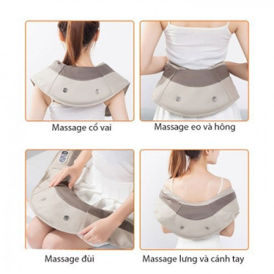 Máy Massage Vai, Lưng, Cổ, Gáy, đai massage toàn thân cao cấp