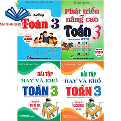 SÁCH - Combo Sách Bồi Dưỡng Học Sinh Giỏi Toán Lớp 3 (Bộ 4 Cuốn)