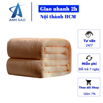 Mền lông cừu Thái Lan vân hạt bắp vải microfiber nặng 1.2 kg cao cấp A - mềm mại, ấm áp, kích thước 1m7x2m