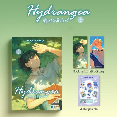 Sách - Hydrangea - Ngày Hoa Tú Cầu Nở - Tập 2 - Tặng Kèm Bookmark 2 Mặt Bồi Cứng + Sticker Phủ Nhũ
