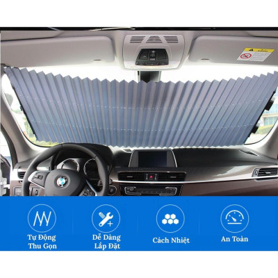 Rèm Che Nắng Kính Lái Ô Tô Kính Trước Tráng Nhôm Cách Nhiệt - Chống Nóng Hiệu QuảCARZONE.TOP