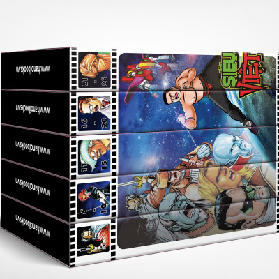 Boxset 5  : 6 tập Siêu Nhân Việt Nam ( Từ tập 21 đến tập 26 )