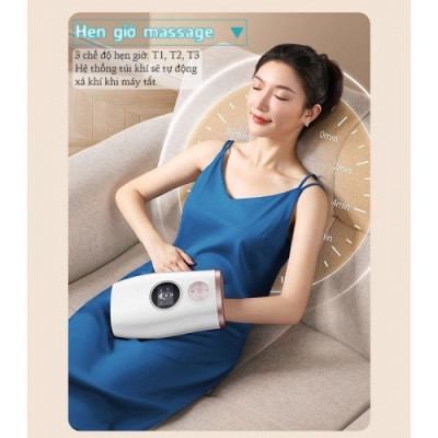 Máy massage bàn tay Nikio NK-330 - Công nghệ áp suất khí nén, nhiệt nóng. Giảm đau nhức mỏi, tê tay