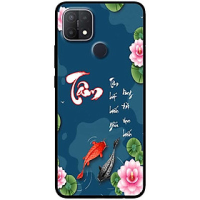 Ốp lưng cho Oppo A15 - A15S - A17 - A17K - A57 4G - A94 5G - A95 5G - Tâm Cá KOI - Hàng Chính Hãng