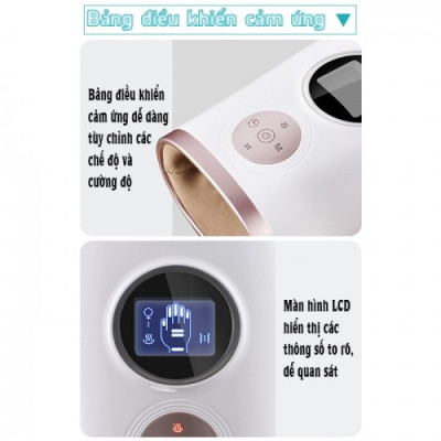Máy massage bàn tay Nikio NK-330 - Công nghệ áp suất khí nén, nhiệt nóng. Giảm đau nhức mỏi, tê tay
