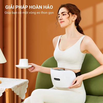 Đai Massage tan Mỡ Bụng MISUKO BM-B45 Đai Rung tan Mỡ Bụng Kết Hợp Nhiều Chế Độ Massage Và Nhiệt Giúp Đánh Tan Mỡ Bụng