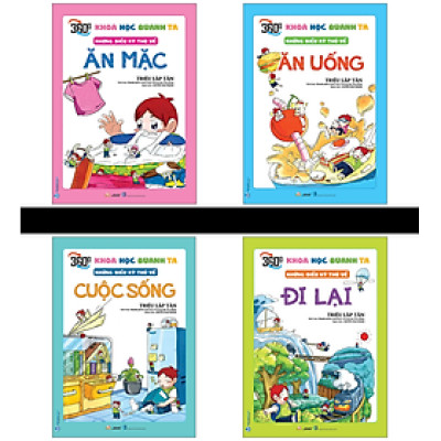 Combo Khoa Học Quanh Ta - 4 Cuốn - Triệu Lập Tân - Vanlangbooks