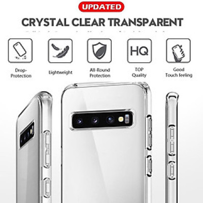 Ốp lưng chống sốc cho Samsung Galaxy S24 Ultra , S23 Ultra ,  S22 Ultra , S25 Ultra , Note 10 Plus hiệu Likgus Crashproof mặt lưng cường lực viền dẻo chống ố vàng - Hàng nhập Khẩu